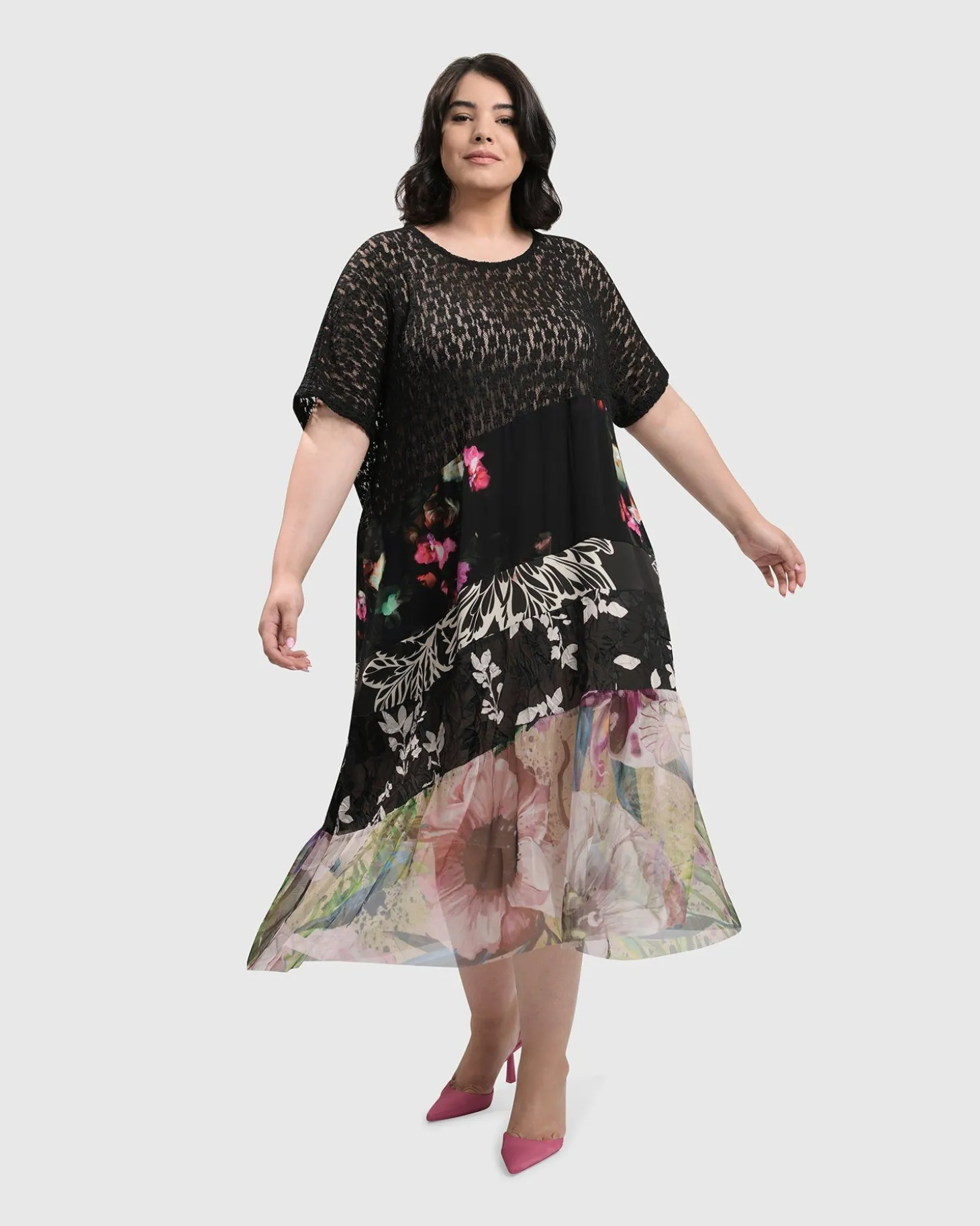 Adaline Tiered Maxi Dress, Floral