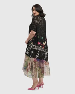 Adaline Tiered Maxi Dress, Floral