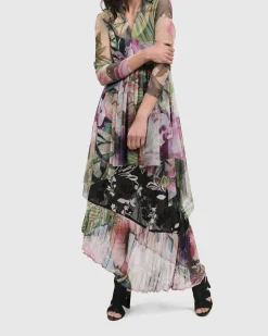 Adaline Tiered Maxi Skirt, Mix