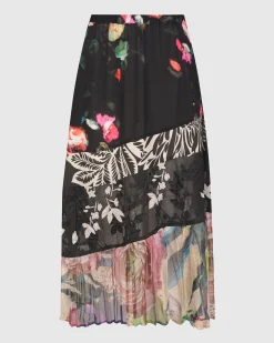 Adaline Tiered Maxi Skirt, Mix
