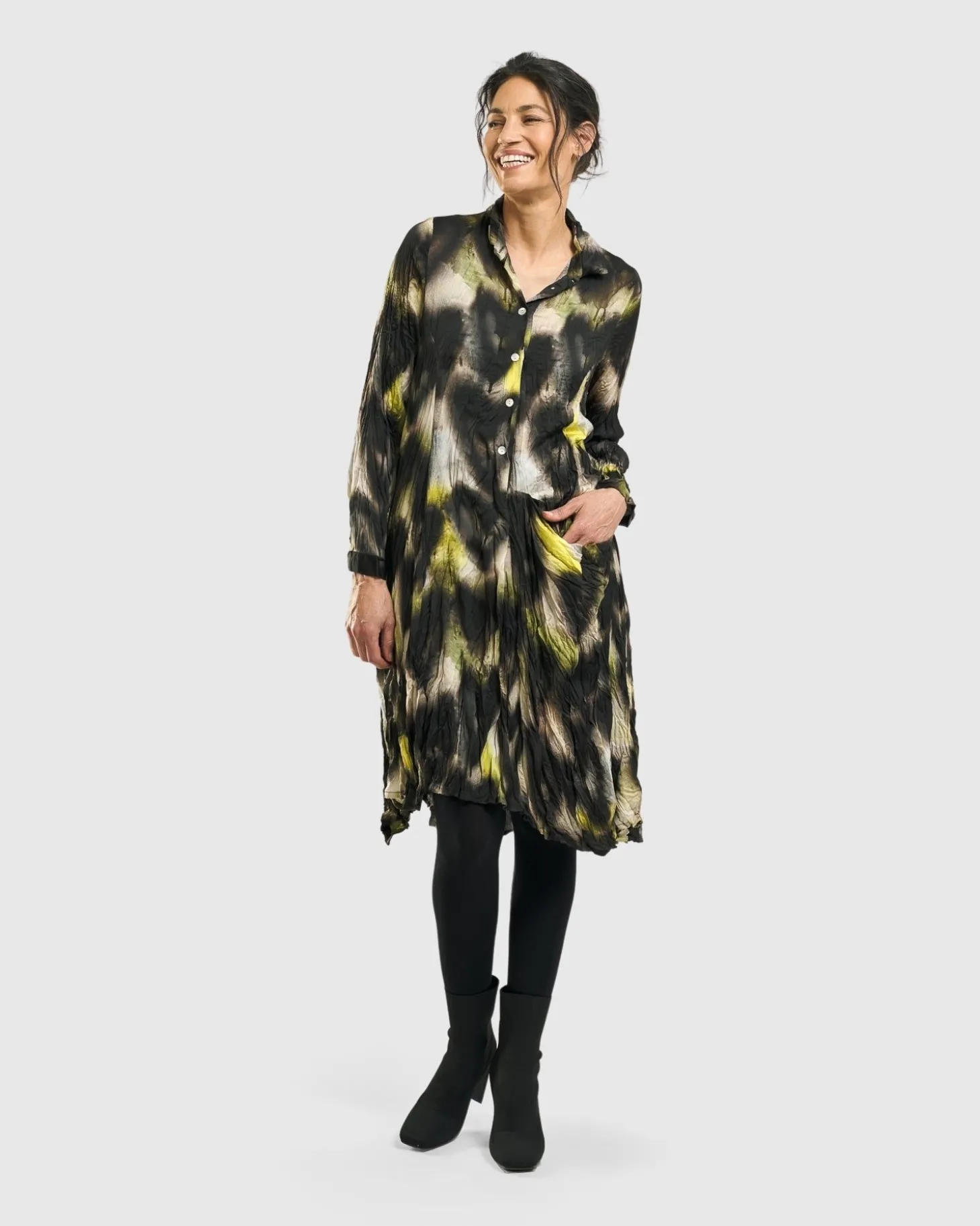 Airbrush Wonderful Pocket Dress, Hearts