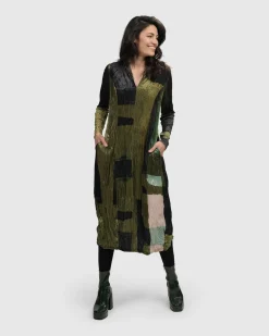 Al Fresco Cocoon Dress, Olive