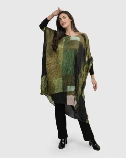 Al Fresco Muumuu Dress, Olive