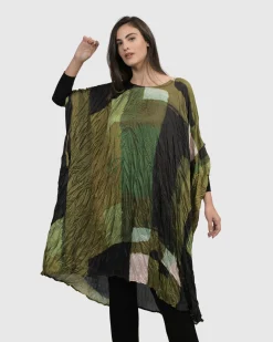 Al Fresco Muumuu Dress, Olive