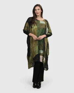 Al Fresco Muumuu Dress, Olive