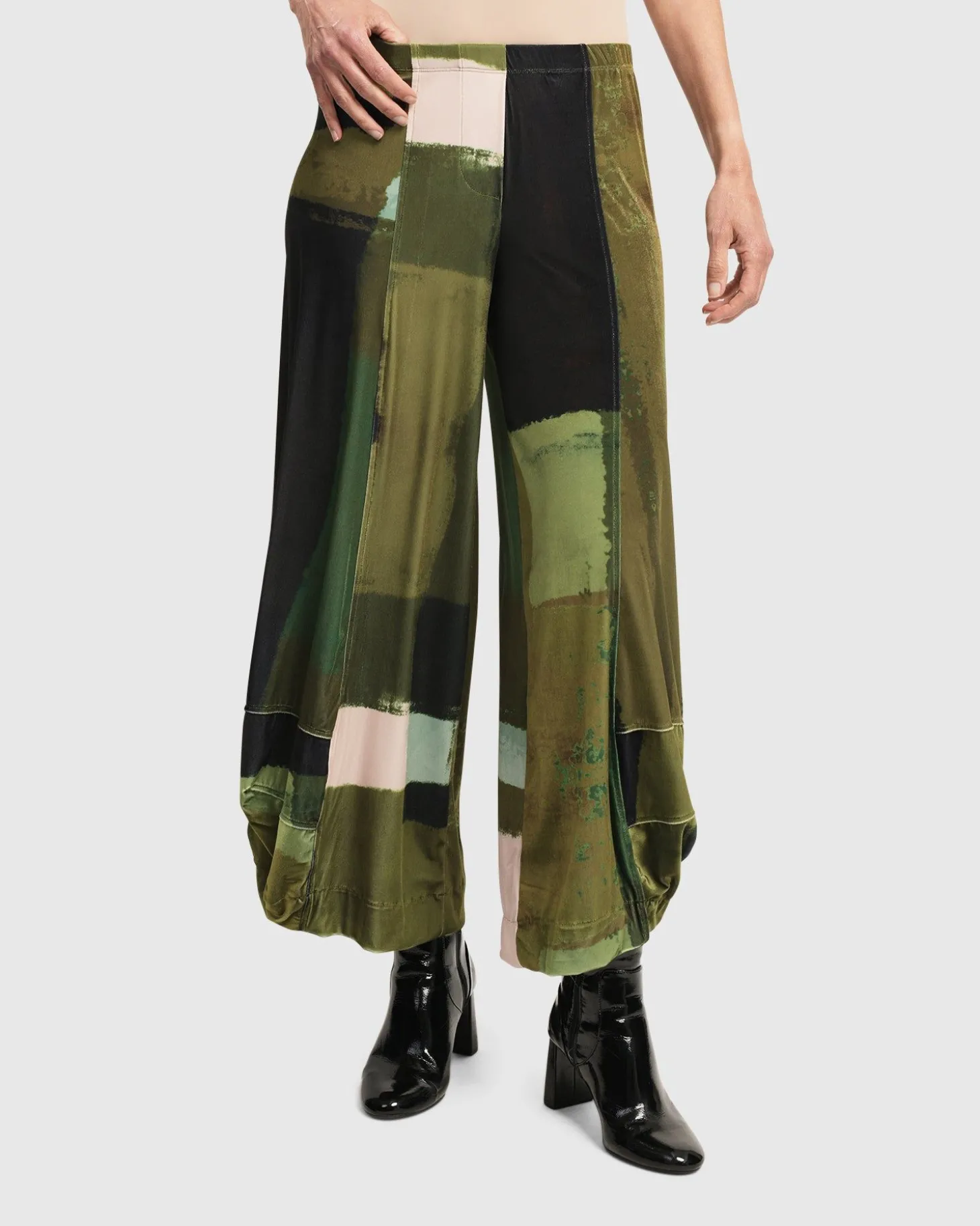 Al Fresco Punto Pants, Olive