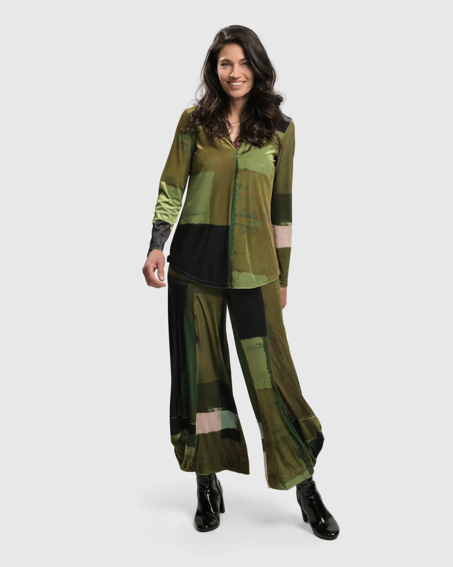 Al Fresco Punto Pants, Olive