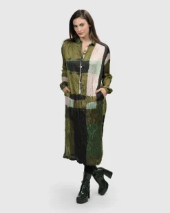 Al Fresco Shirt Dress, Olive