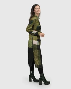 Al Fresco Shirt Dress, Olive