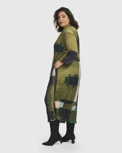 Al Fresco Shirt Dress, Olive