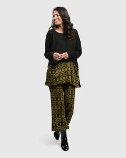 Alice Apron Pocket Top, Chartreuse