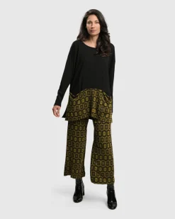 Alice Apron Pocket Top, Chartreuse
