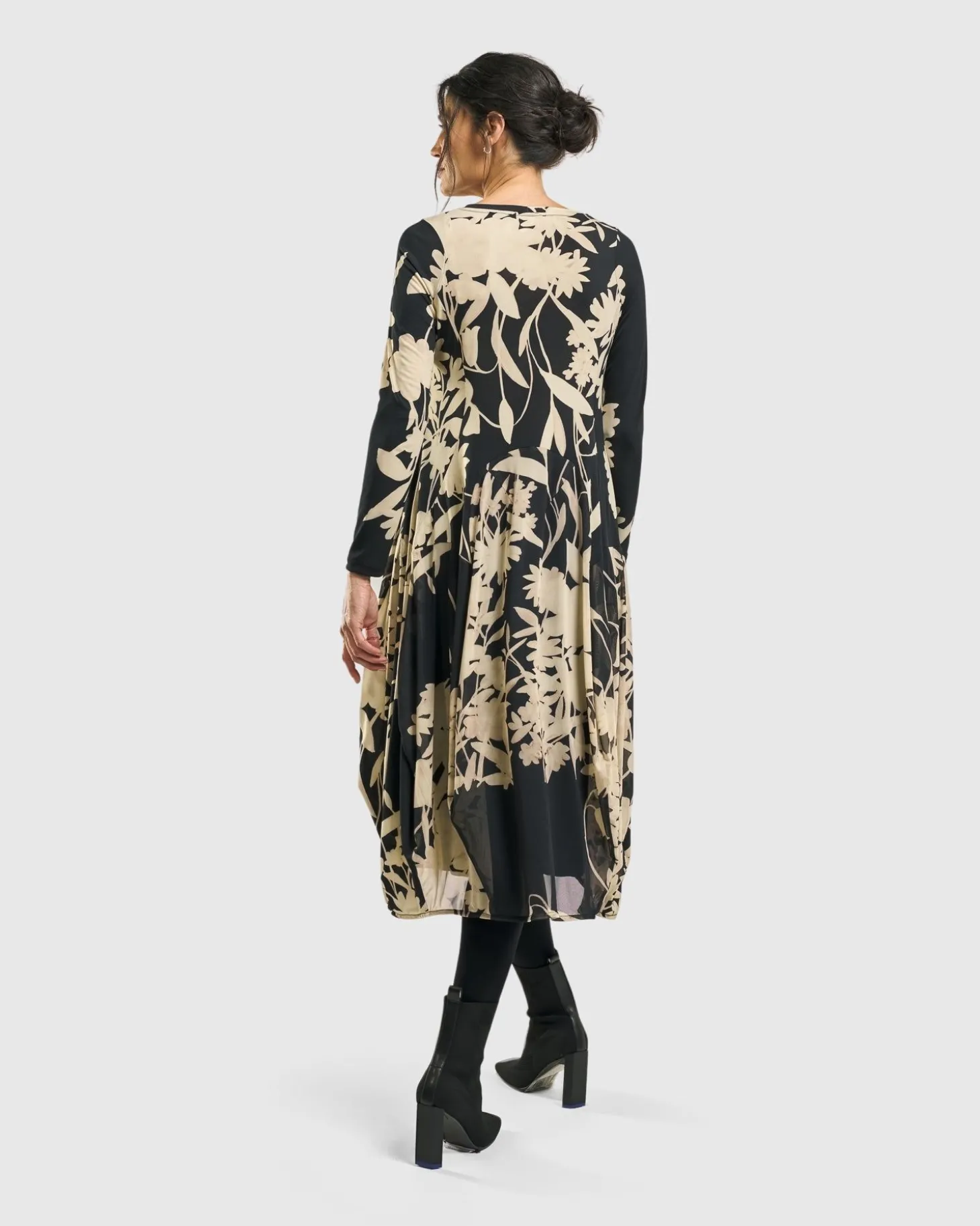 Amber Cocoon Dress, Floral
