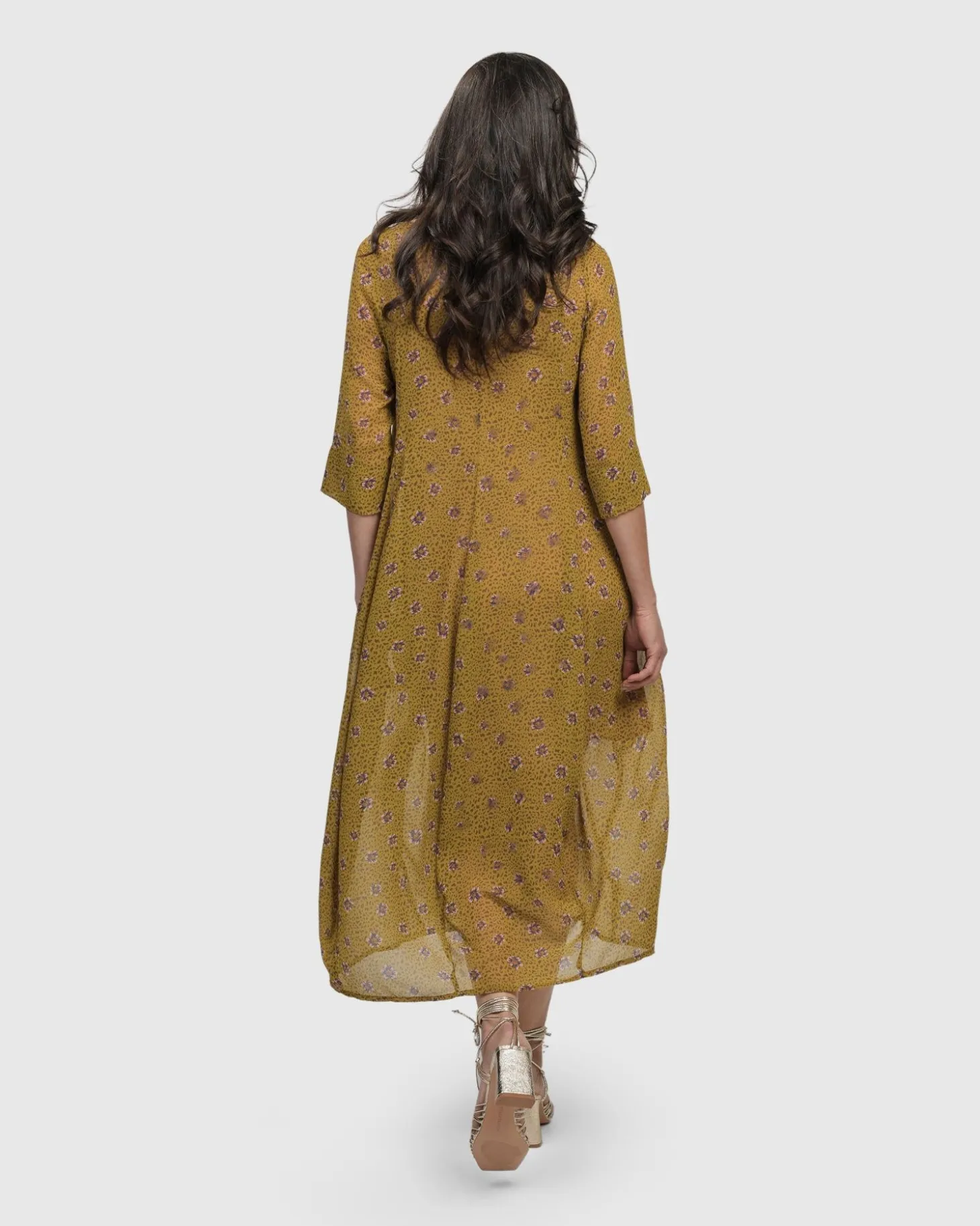 Amelie V-Neck Caftan, Meadow