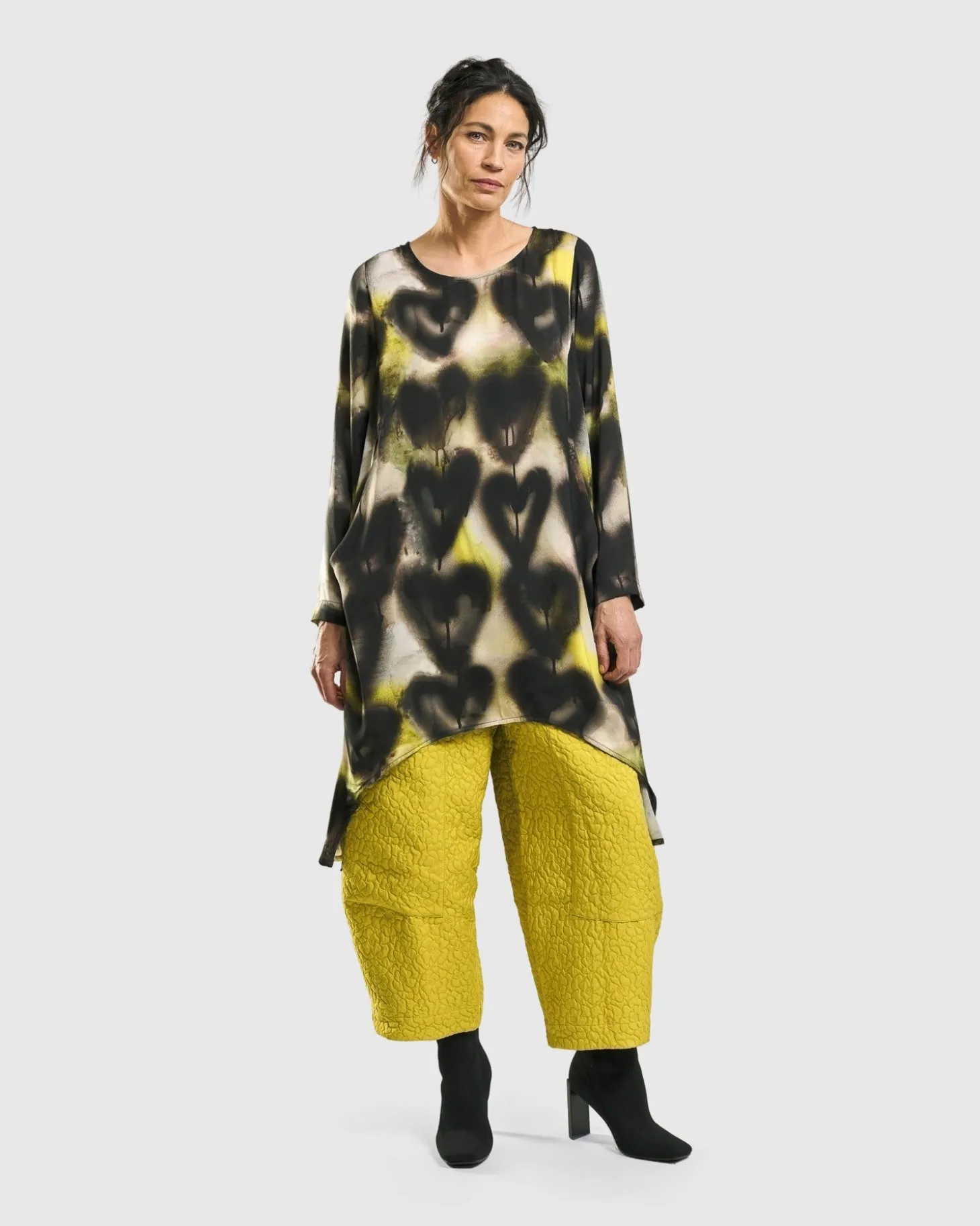 Amore Tunic Top, Hearts