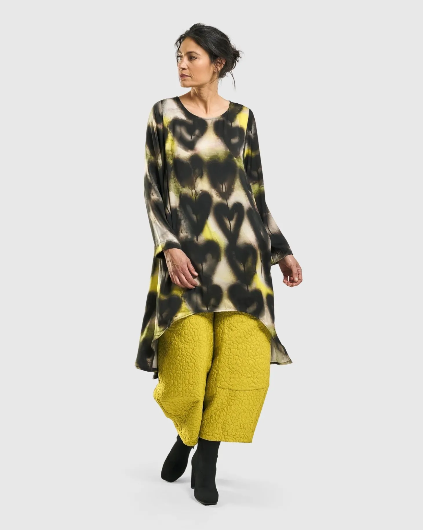 Amore Tunic Top, Hearts