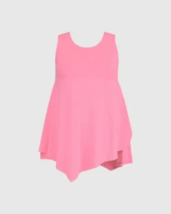 Ani Sleeveless Tunic Top, Bazooka
