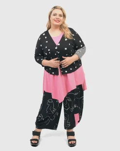 Ani Sleeveless Tunic Top, Bazooka