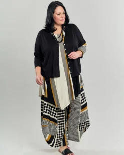 Ani Sleeveless Tunic Top, Stripes