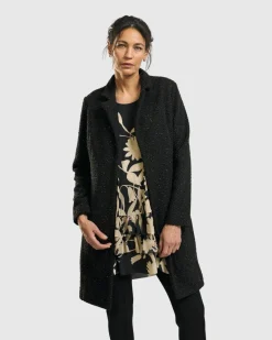 Aquarius Cardigan Jacket, Charcoal