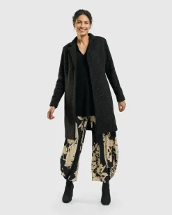 Aquarius Cardigan Jacket, Charcoal