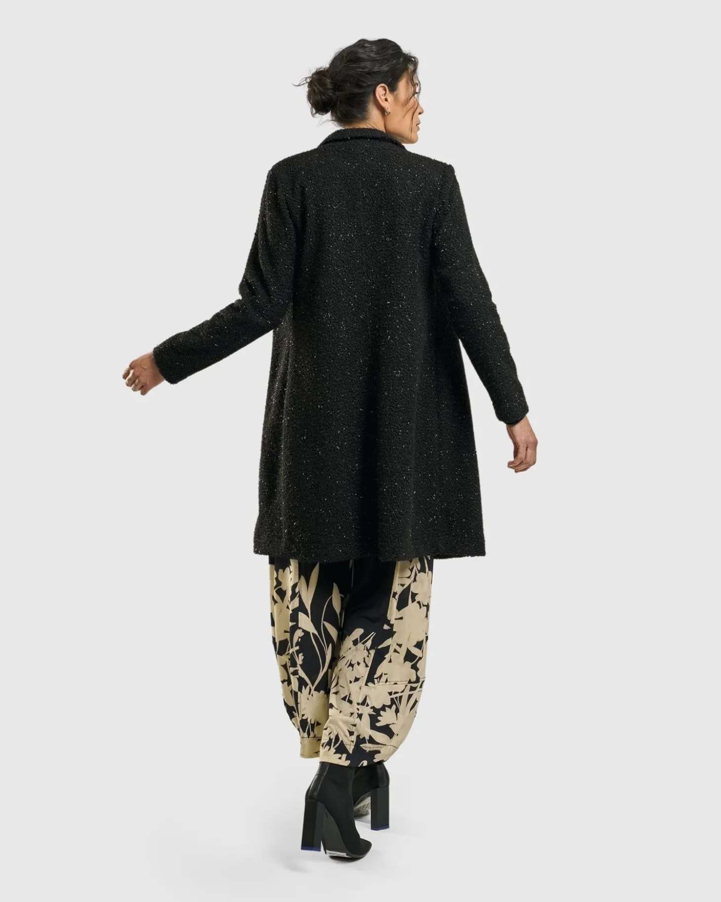 Aquarius Cardigan Jacket, Charcoal
