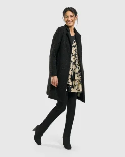 Aquarius Cardigan Jacket, Charcoal