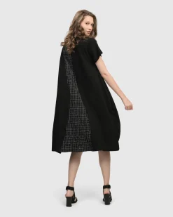 Athena Relaxed Cocoon Dress, Net