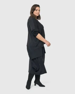 Audrey Relaxed Top, Pinstripes