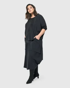 Audrey Relaxed Top, Pinstripes