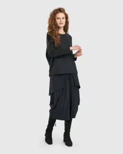 Audrey Relaxed Top, Pinstripes