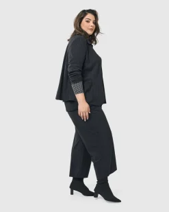 Audrey Straight Leg Pants, Pinstripes
