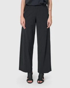 Audrey Straight Leg Pants, Pinstripes