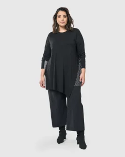 Audrey Straight Leg Pants, Pinstripes