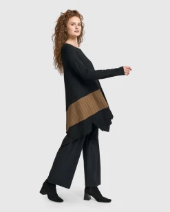 Audrey Straight Leg Pants, Pinstripes