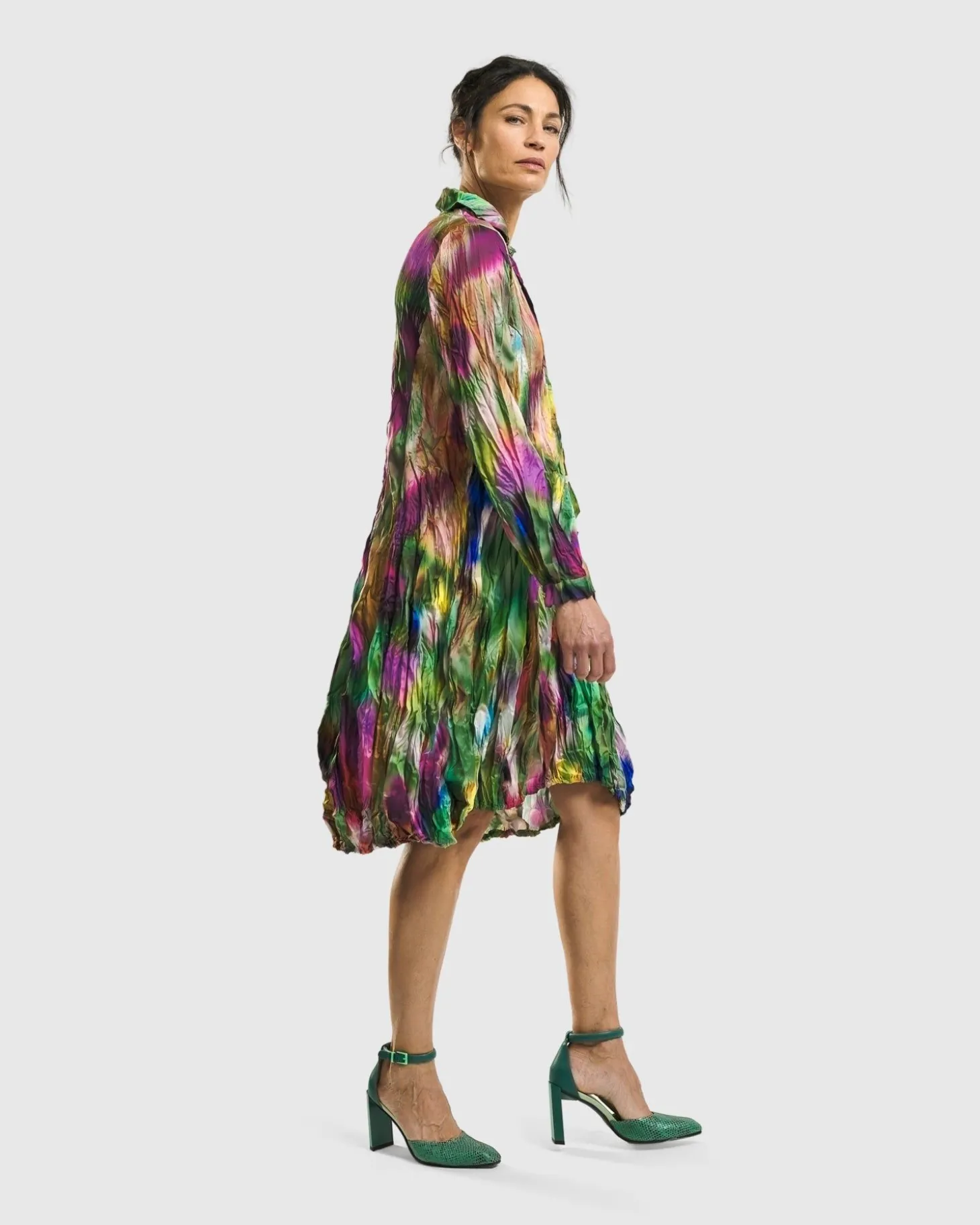 Aurora Wonderful Pocket Dress, Watercolor