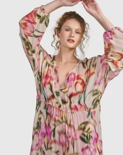 Azalea Chiffon Maxi Dress, Floral