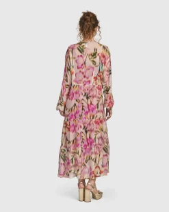 Azalea Chiffon Maxi Dress, Floral