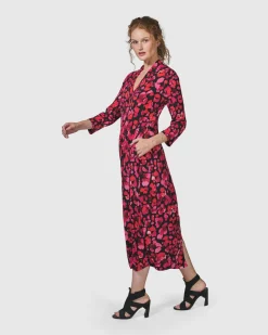 Begonia Cocoon Dress, Petals