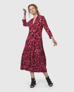 Begonia Cocoon Dress, Petals