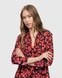 Begonia Cocoon Dress, Petals