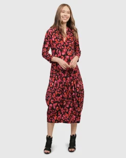 Begonia Cocoon Dress, Petals
