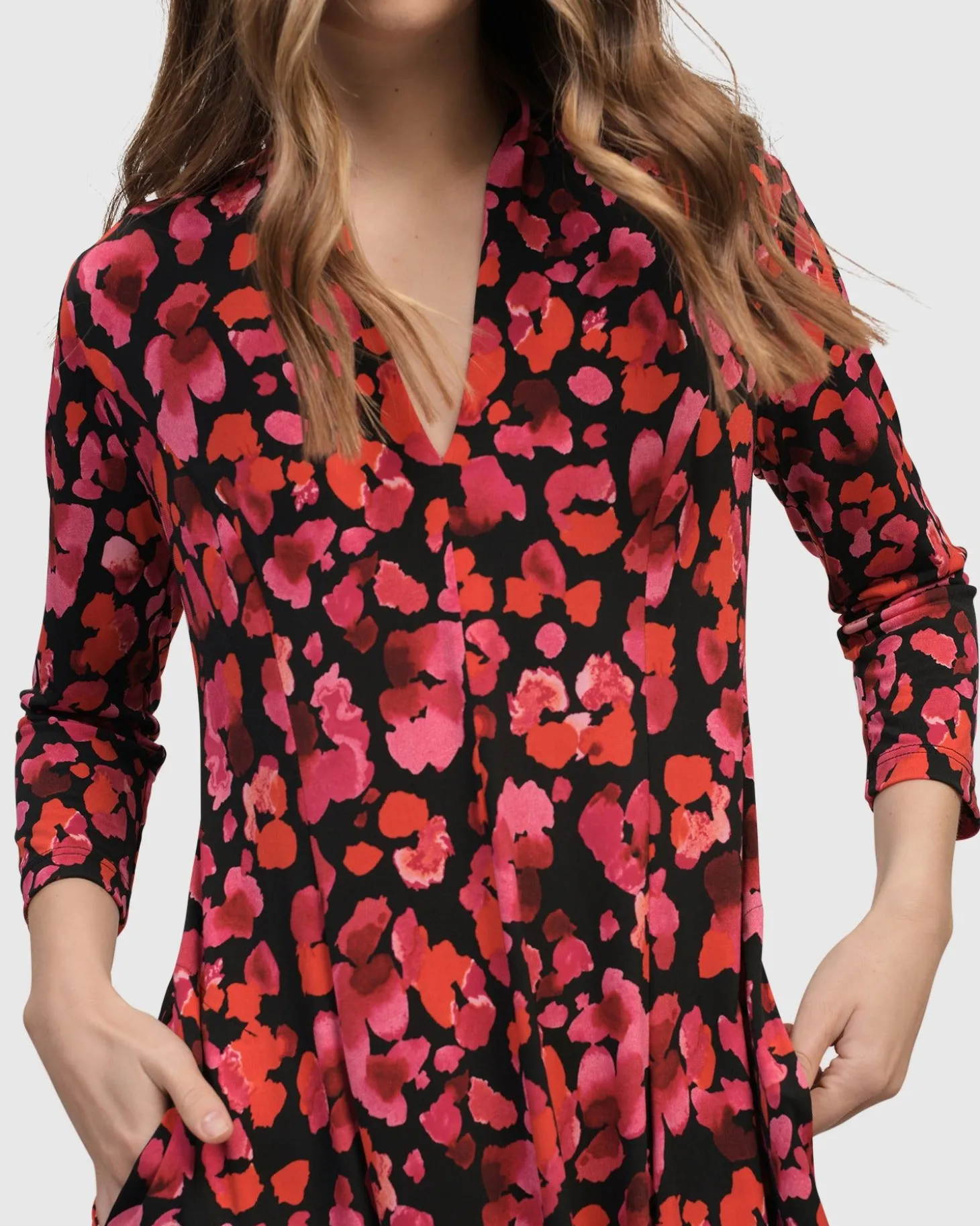 Begonia Cocoon Dress, Petals