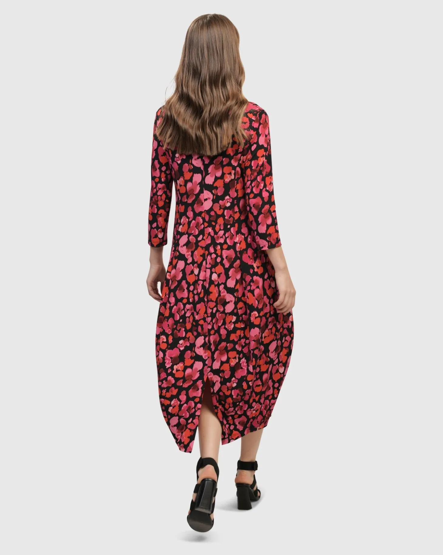 Begonia Cocoon Dress, Petals
