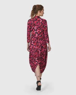 Begonia Cocoon Dress, Petals