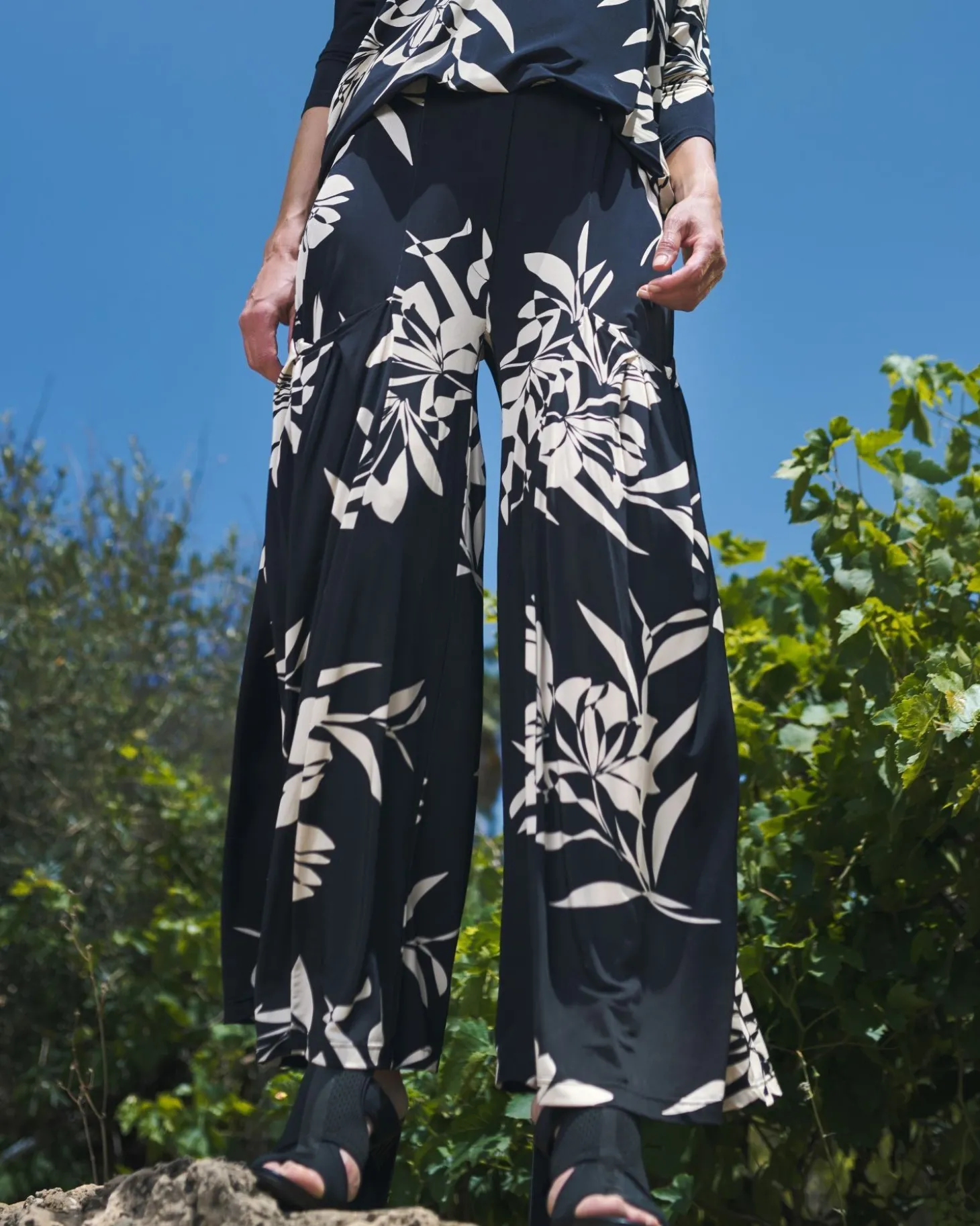 Benedetta Palazzo Pants, Floral