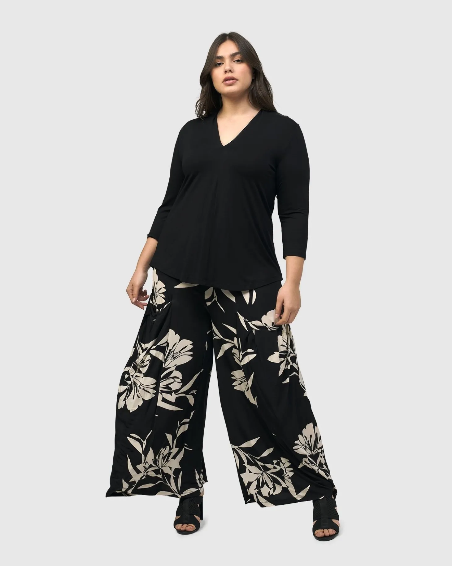 Benedetta Palazzo Pants, Floral
