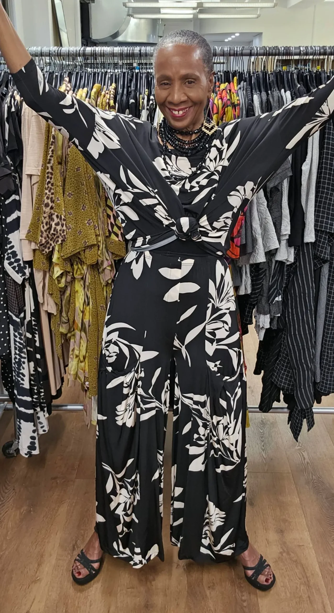 Benedetta Palazzo Pants, Floral