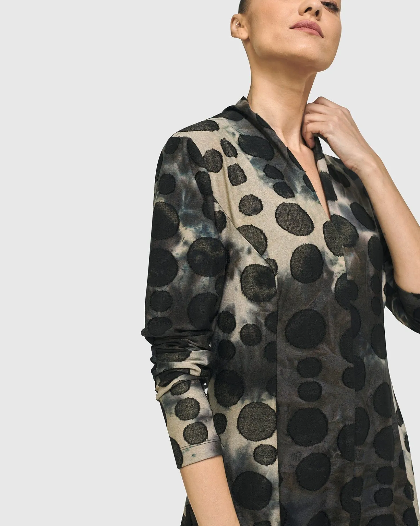 Bermuda Cocoon Dress, Coffee