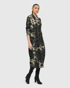 Bermuda Cocoon Dress, Coffee